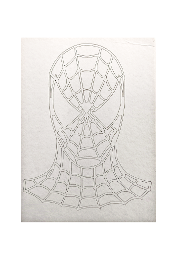 Kum Boyama Kağıdı Spiderman