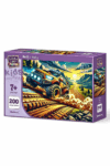 Çocuk Ralli 200 Parça Puzzle