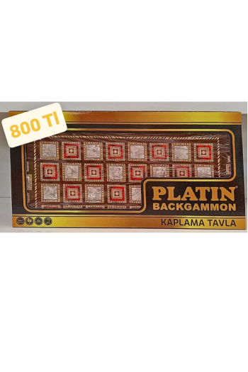 Platin Backgammon Kaplama Tavla 