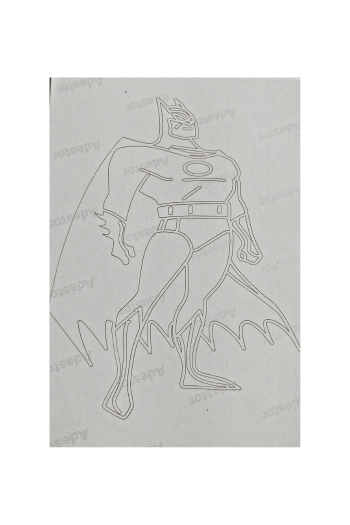 Kum Boyama Kağıdı Batman