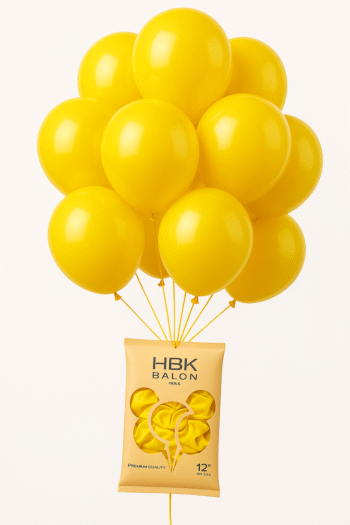 HBK Balon 12” (100’lü Paket) – Sarı