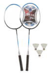 Delta Badminton Raket Seti – 2 Raket + 3 Top + Fermuarlı Çanta