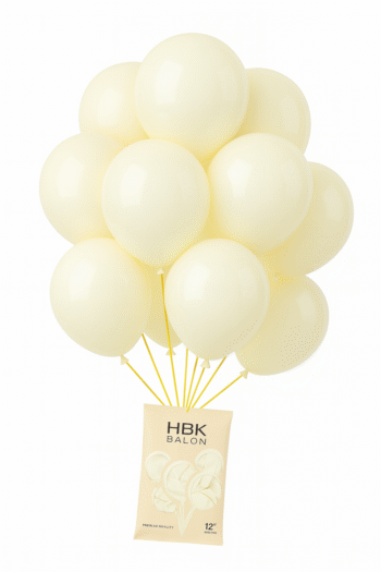 HBK Balon 12” (100’lü Paket) – Beyaz