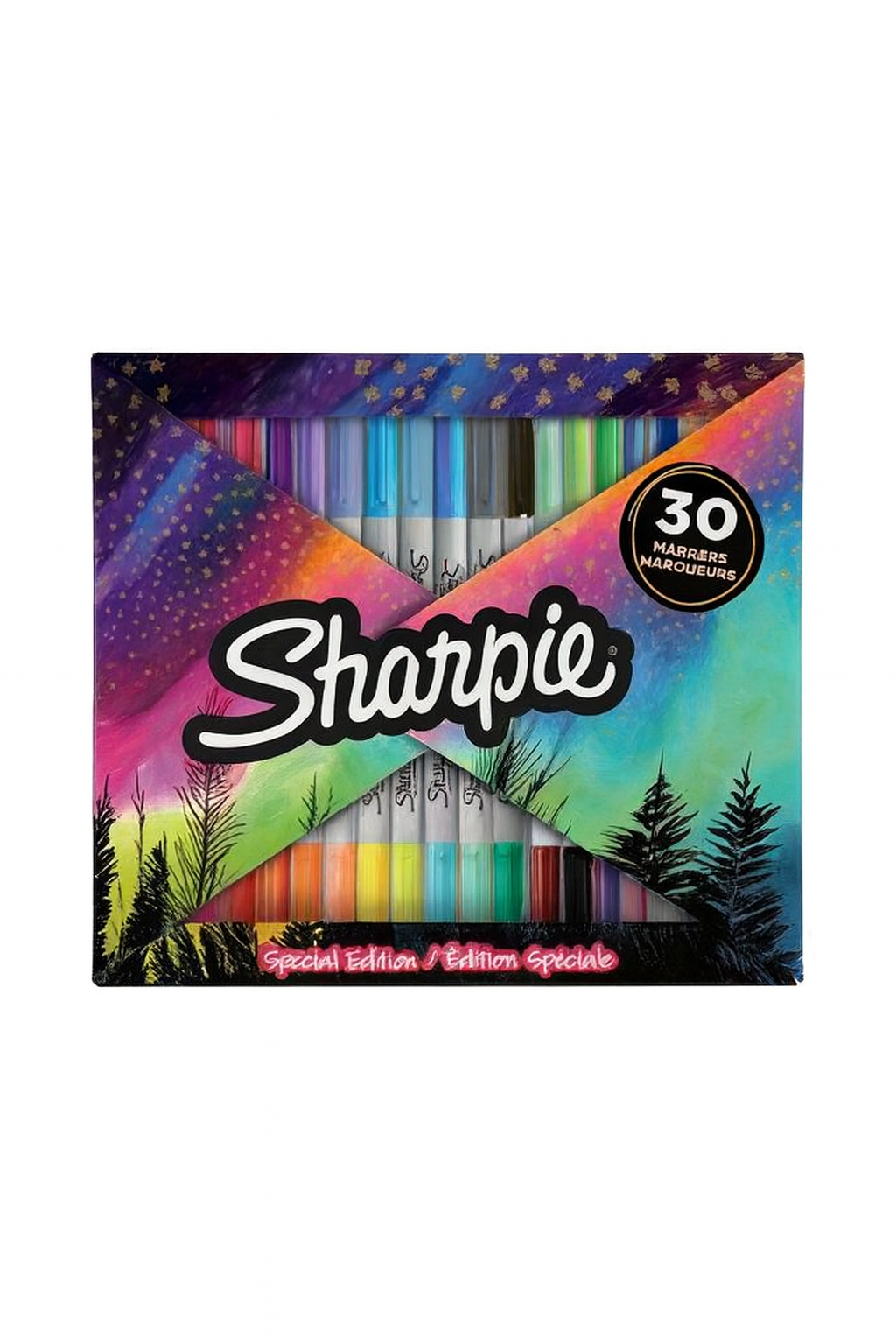 Sharpie Kalıcı Marker 30’lu Set – İnce ve Ultra İnce Uç, Renkli Permanent Kalemler