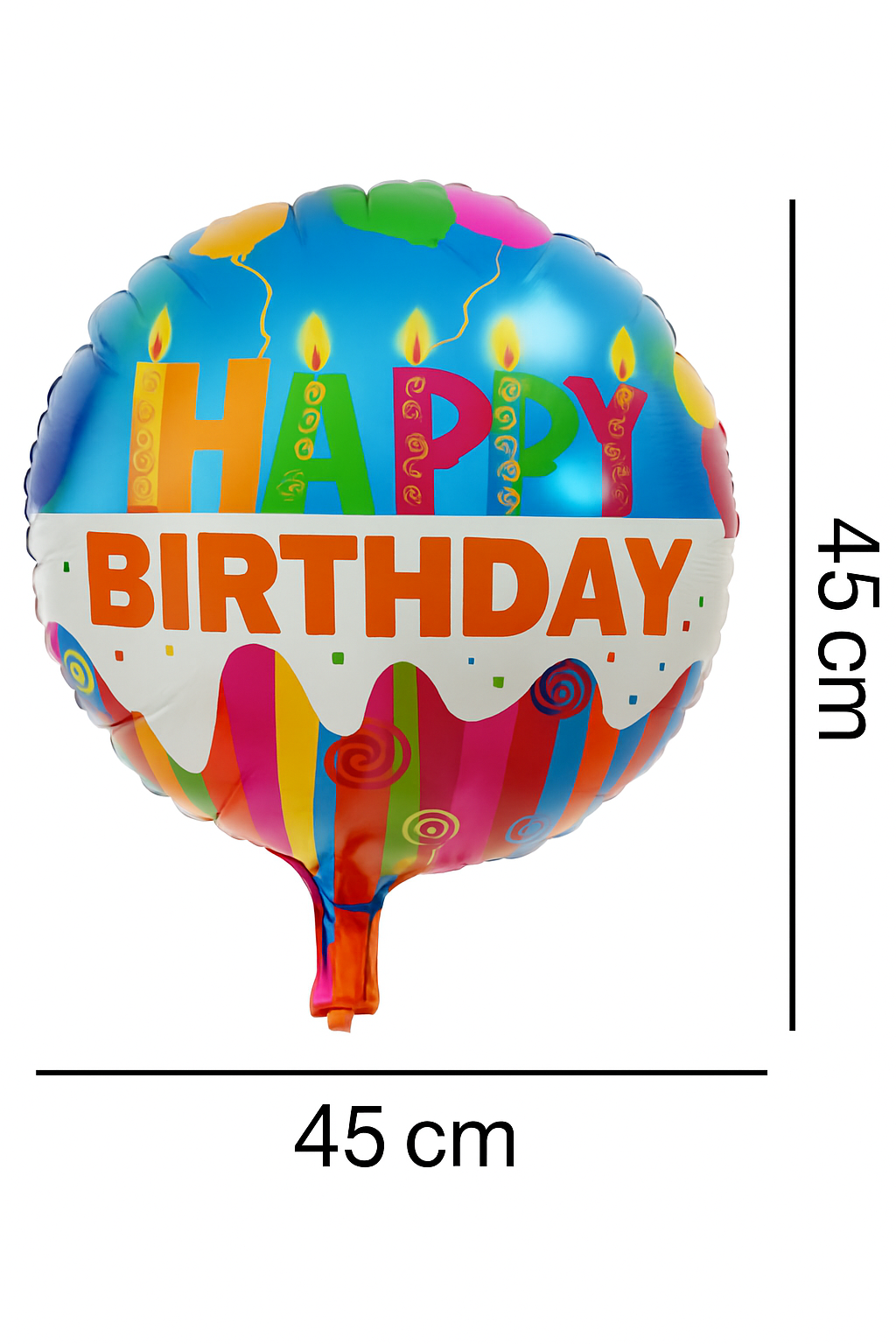 Happy Birthday Folyo Balon – 45 cm