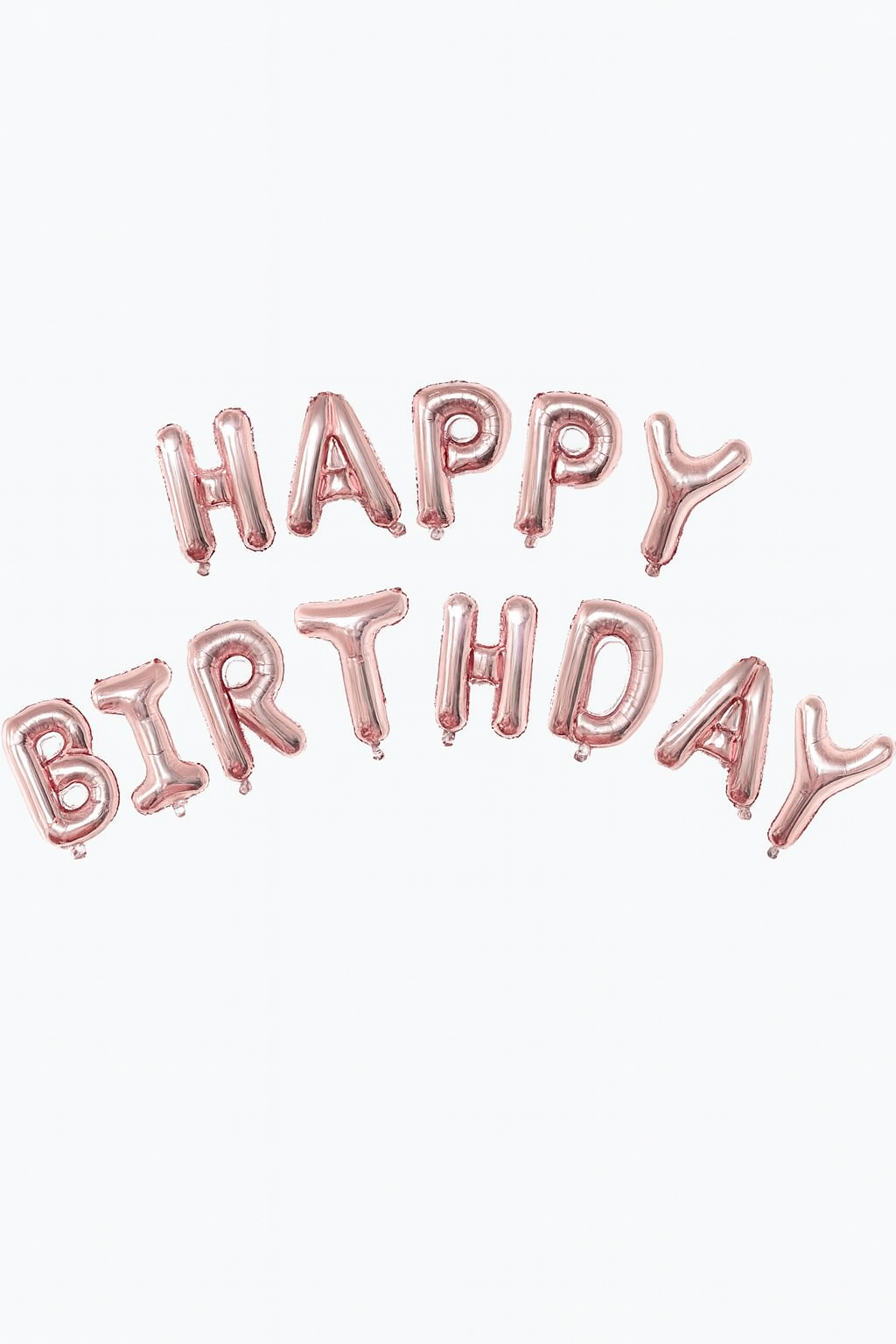 Happy Birthday Folyo Balon Seti – 13 Harf, Pembe